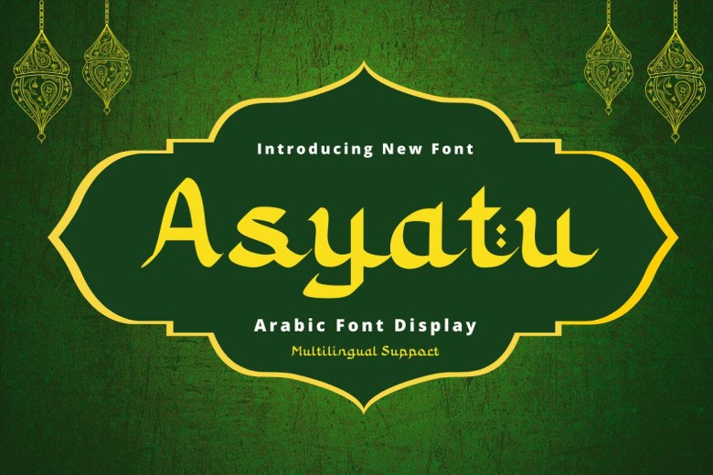 Asyatu Sans Serif typeface preview for Typography, Web Design