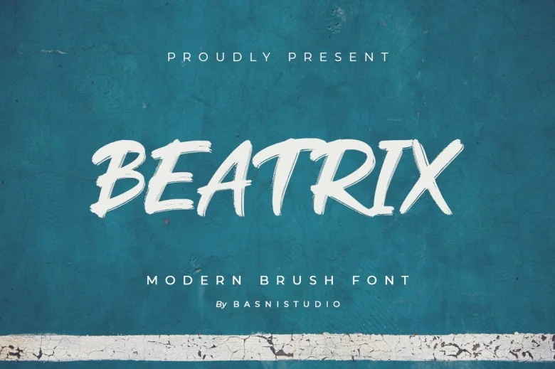 Beatrix Sans Serif typeface preview for Typography, Web Design