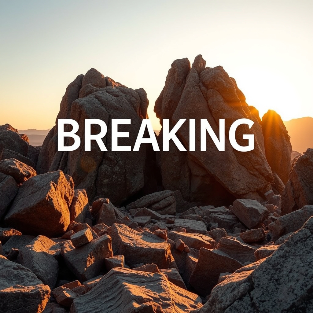 Breaking Display typeface preview for Branding, Poster Design, Editorial Design, Advertising