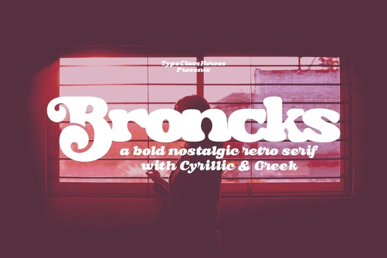 Broncks Sans Serif typeface preview for Typography, Web Design