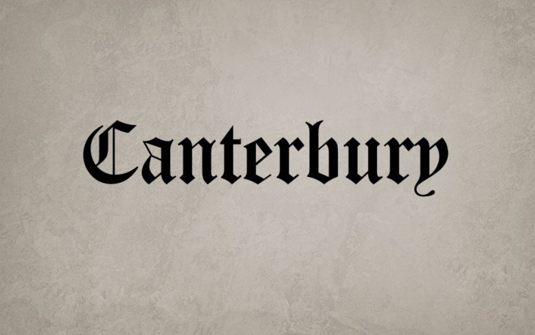Canterbury Sans Serif typeface preview for Typography, Web Design
