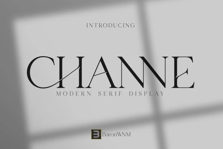 Channe Free Sans Serif typeface preview for Typography, Web Design
