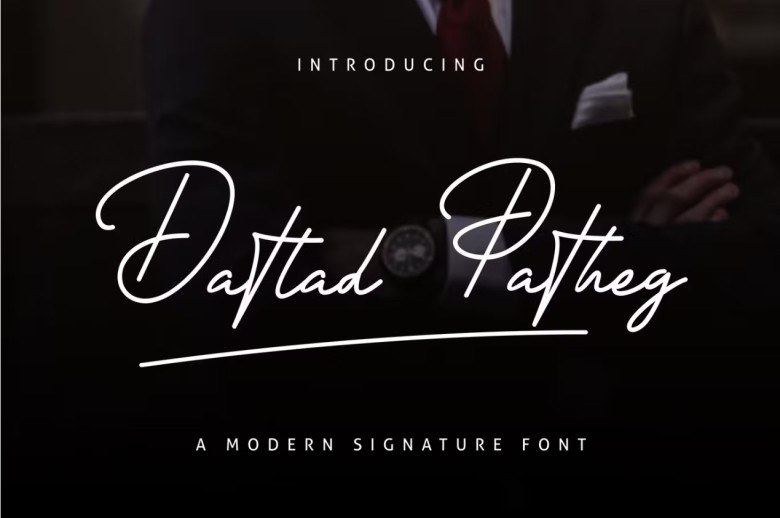 Datlad Patheg Sans Serif typeface preview for Typography, Web Design