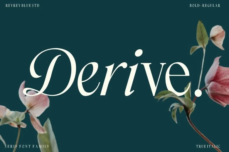 Derive Sans Serif typeface preview for Typography, Web Design