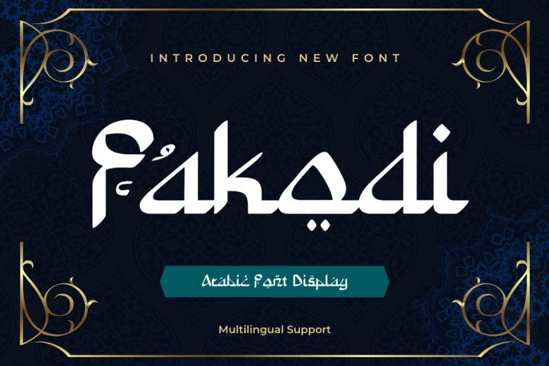 Fakodi Sans Serif typeface preview for Typography, Web Design