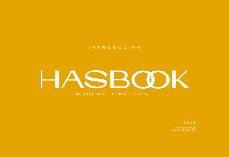 Hasbook Sans Serif typeface preview for Typography, Web Design