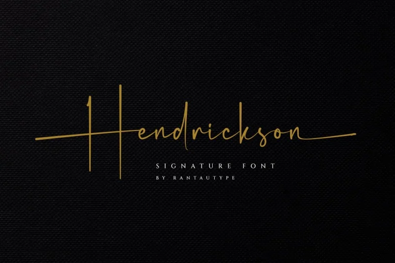 Hendrickson Sans Serif typeface preview for Typography, Web Design