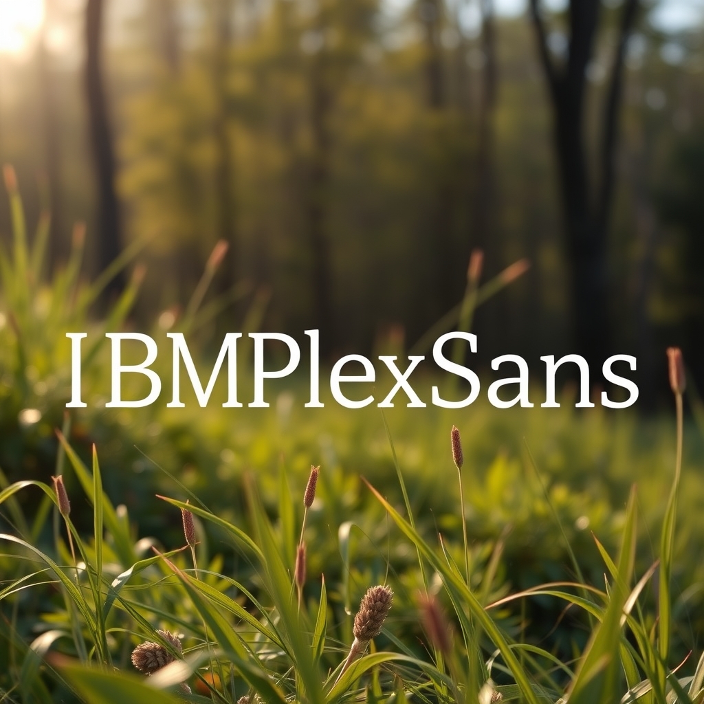 IBM Plex Sans Display typeface preview for Branding, Poster Design, Editorial Design, Advertising