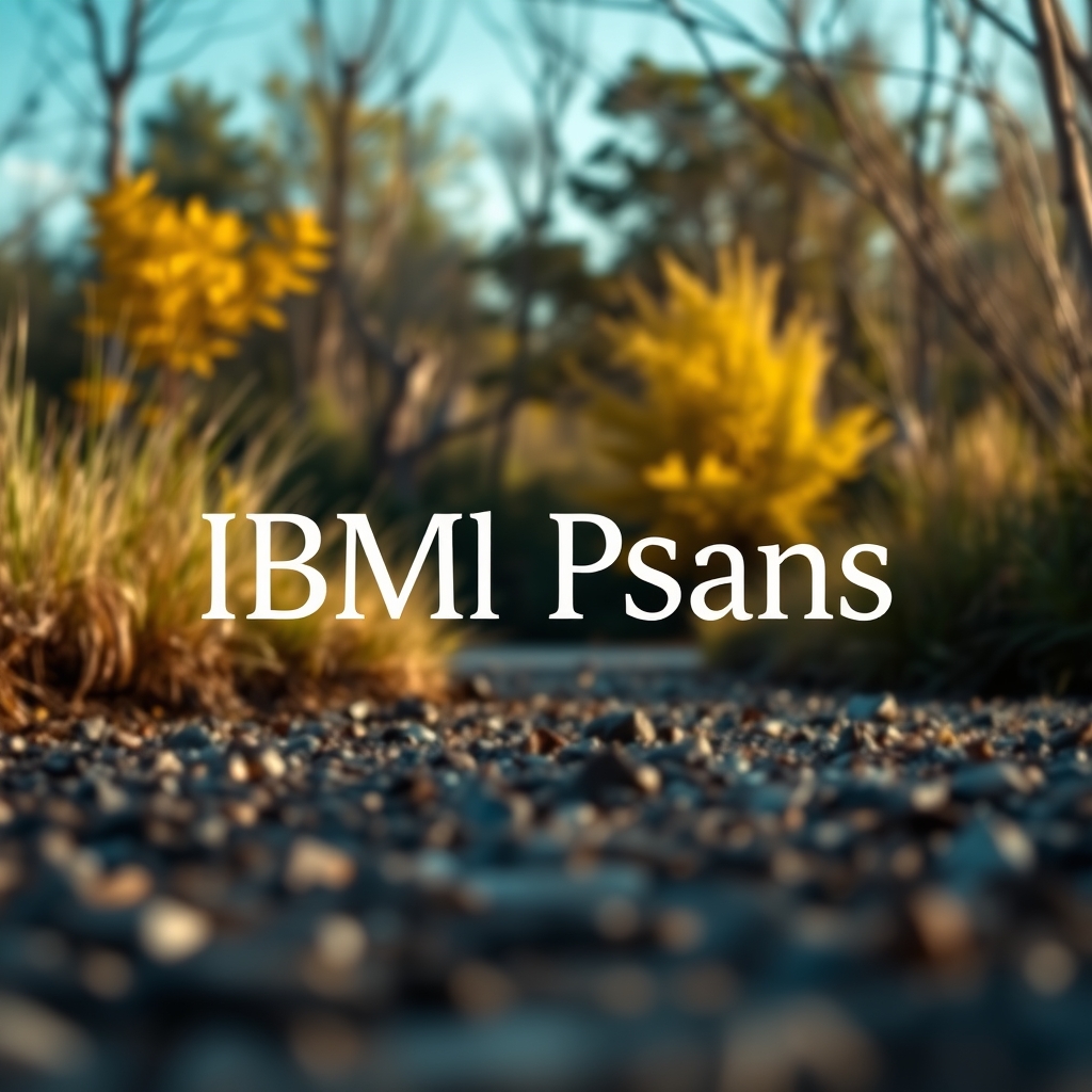 IBM Plex Sans Display typeface preview for Branding, Poster Design, Editorial Design, Advertising