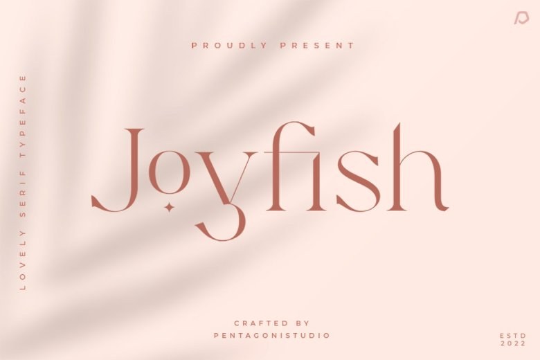 Joyfish Sans Serif typeface preview for Typography, Web Design