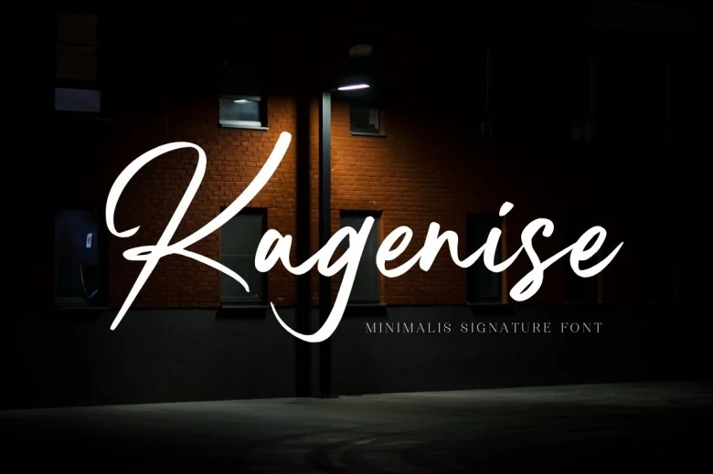 Kagenise Sans Serif typeface preview for Typography, Web Design