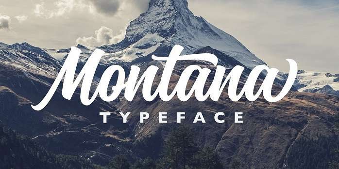 Mantana Sans Serif typeface preview for Typography, Web Design