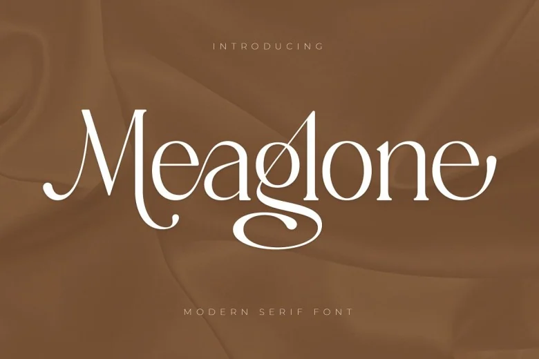 Meaglone Sans Serif typeface preview for Typography, Web Design