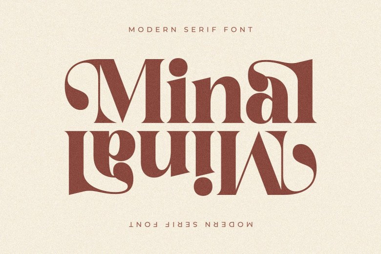 Minal Sans Serif typeface preview for Typography, Web Design