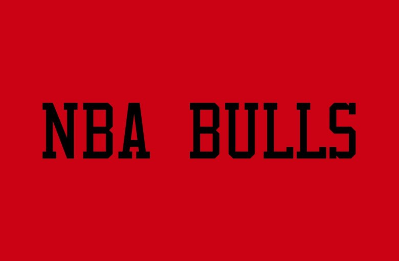 Nba Bulls Sans Serif typeface preview for Typography, Web Design