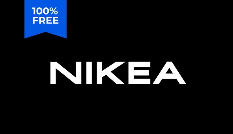 Nikea Sans Serif typeface preview for Typography, Web Design