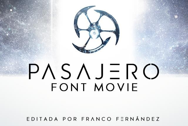 Pasajero Sans Serif typeface preview for Typography, Web Design