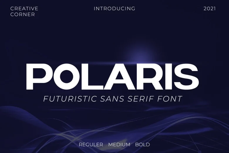 Polaris Sans Serif typeface preview for Typography, Web Design