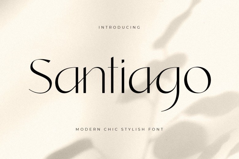 Santiago Sans Serif typeface preview for Typography, Web Design