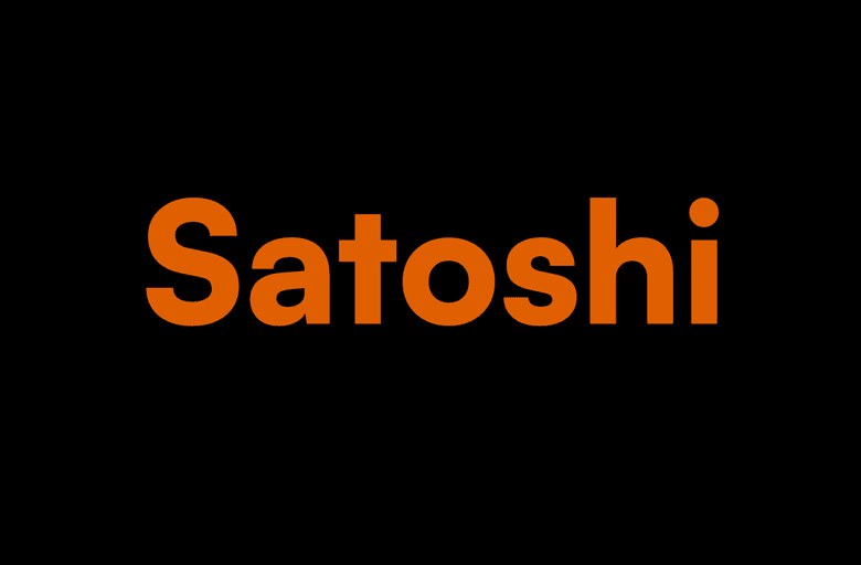 Satoshi Sans Serif typeface preview for Typography, Web Design