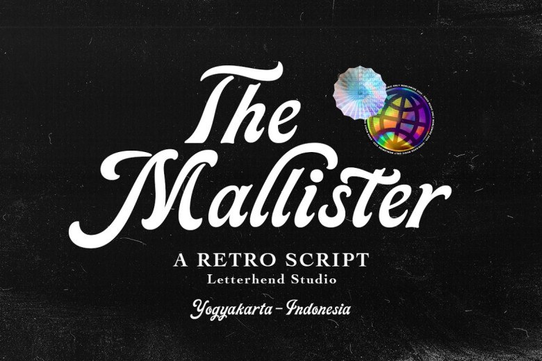 The Mallister Sans Serif typeface preview for Typography, Web Design