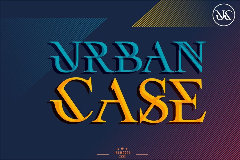 Urban Case Sans Serif typeface preview for Typography, Web Design
